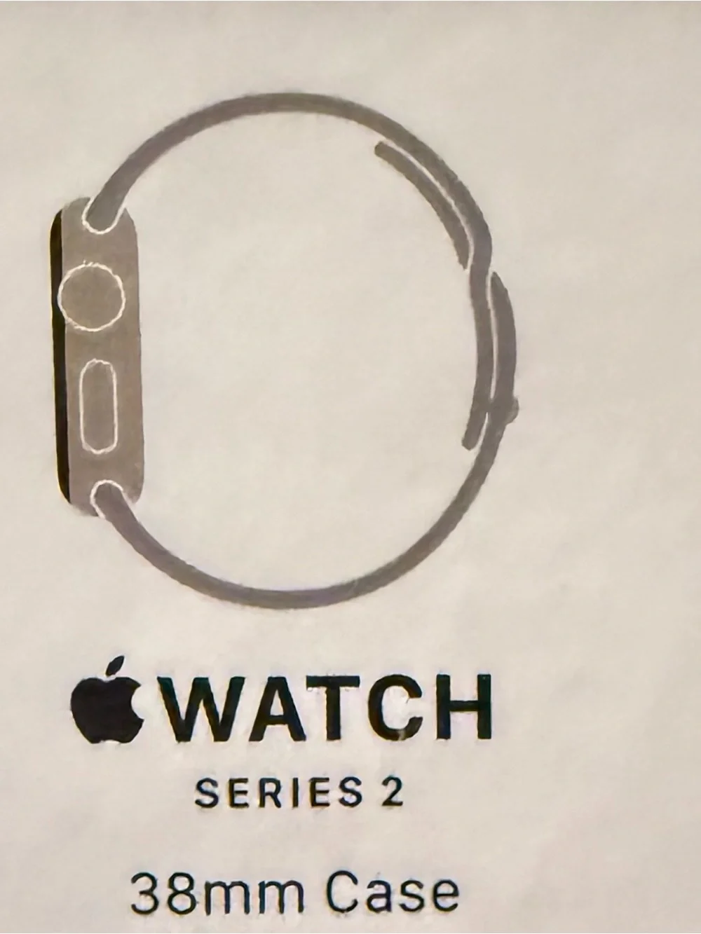Apple Watch in White with Light Gray Band